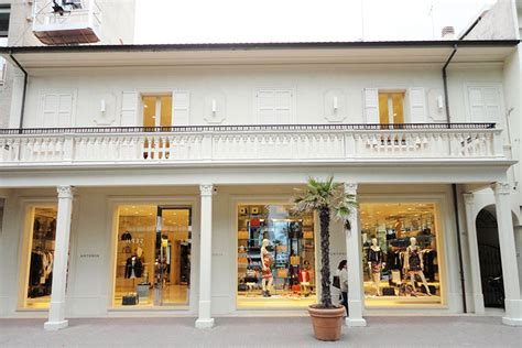 Our boutique in Riccione .